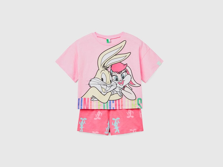 (image for) benetton shop on line Pigiama corto Bugs Bunny & Lola